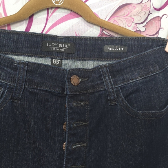 Judy Blue Denim - Judy Blue Skinny Fit Size 13 Button Fly